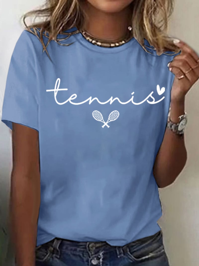 Women's Tennis Print T-shirt