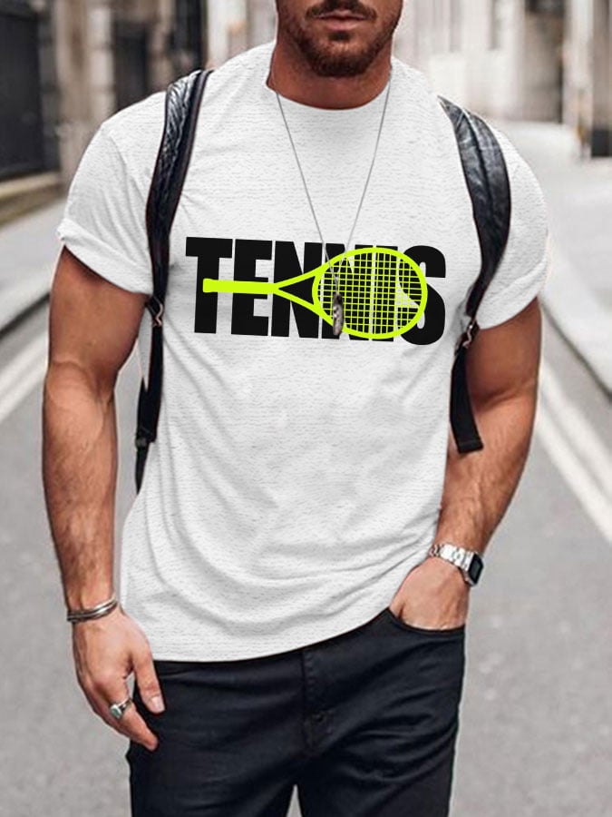 Men's Tennis Short Sleeve T-Shirt
