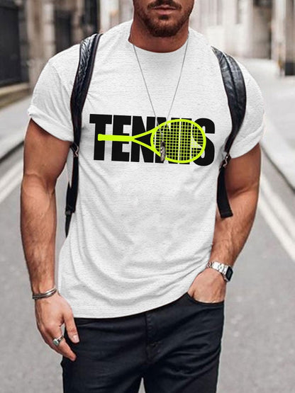 Men's Tennis Short Sleeve T-Shirt