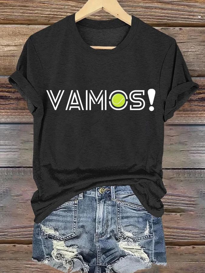 Women's Tennis Print T-shirt