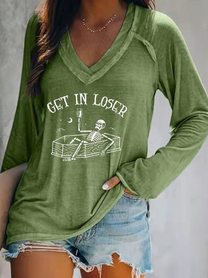 Women's Get In Loser Casual T-Shirt