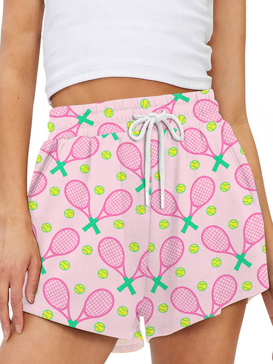 Women's Tennis Printed Casual Shorts