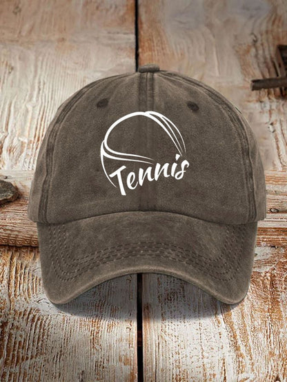 Tennis Lover Printed Unisex Hat