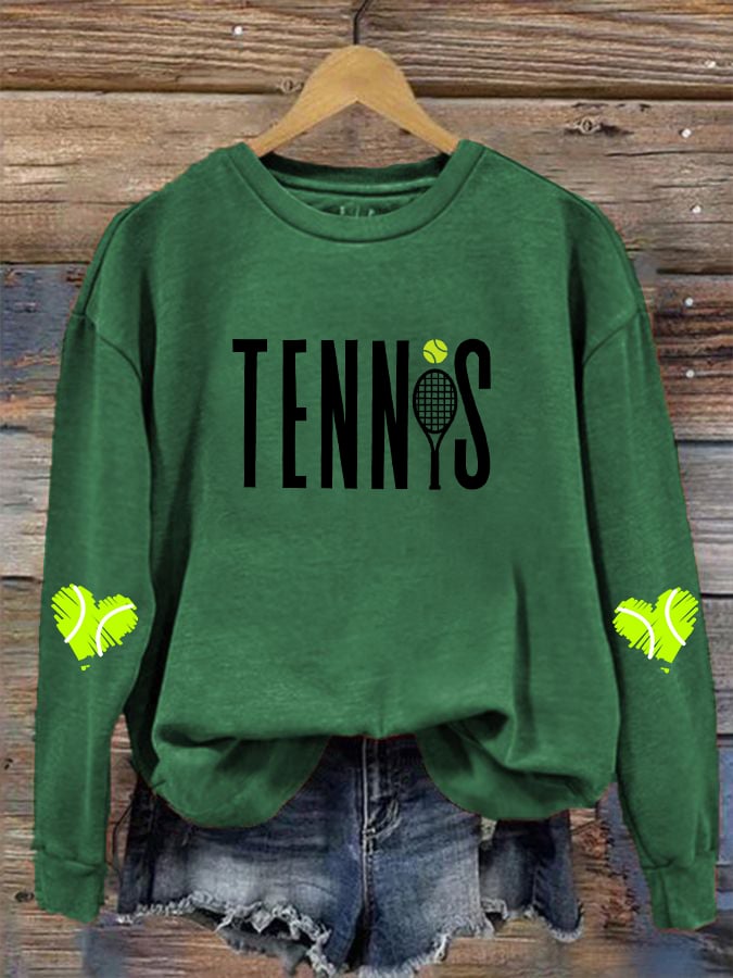 Women's Clothing Tennis Lovers Casual Sweaters