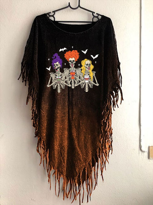 Women's The Three Witch Sisters Fringe Tunic