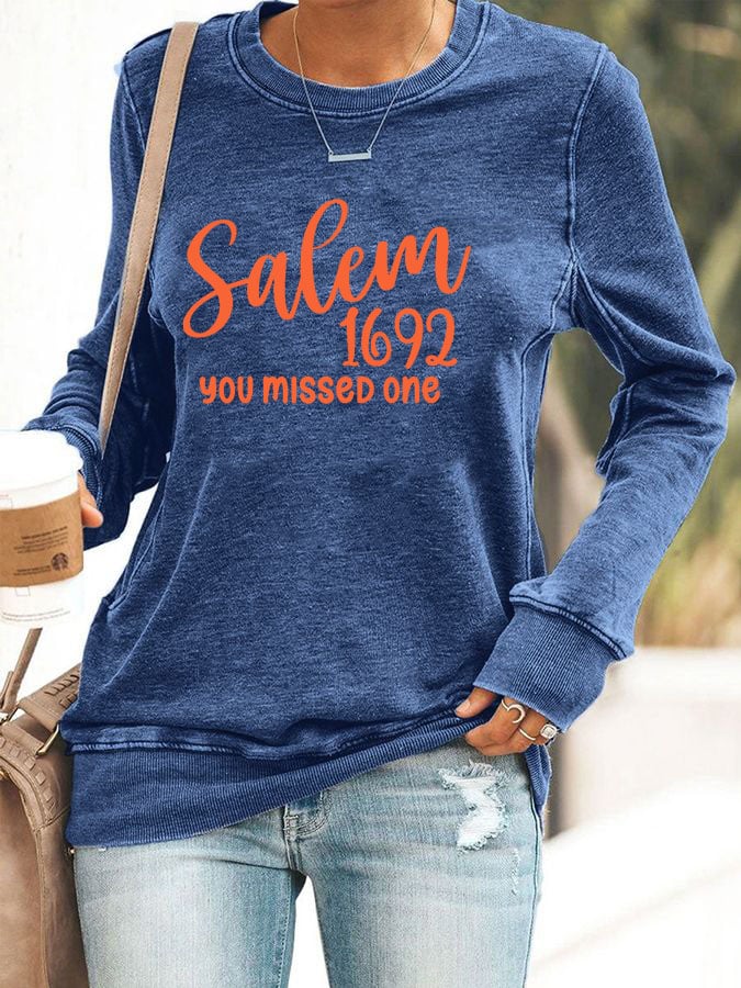 Women's Salem 1692 They Missed One Print Sweatshirt