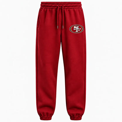 SAN FRANCISCO 49ERS AIRY CLOUD FEEL OVERSIZED BACK GRAPHIC HOODIE