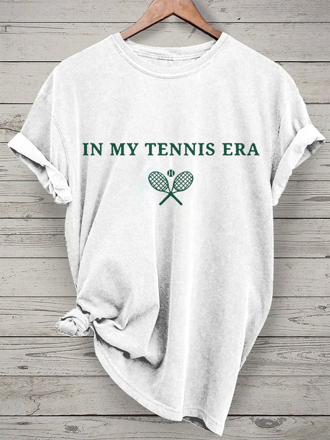 Women's In My Tennis Era Print T-Shirt