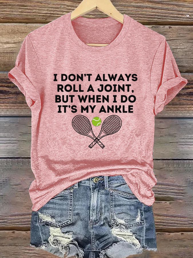 Women's Tennis Print T-shirt