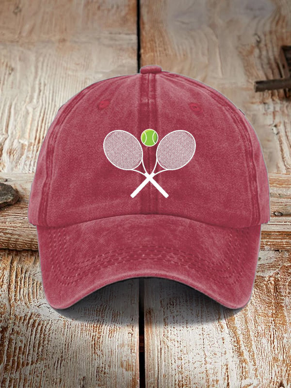 Tennis Lover Printed Unisex Hat