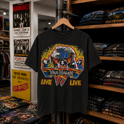 Rare Hard To Find Vintage Van Halen T-Shirt