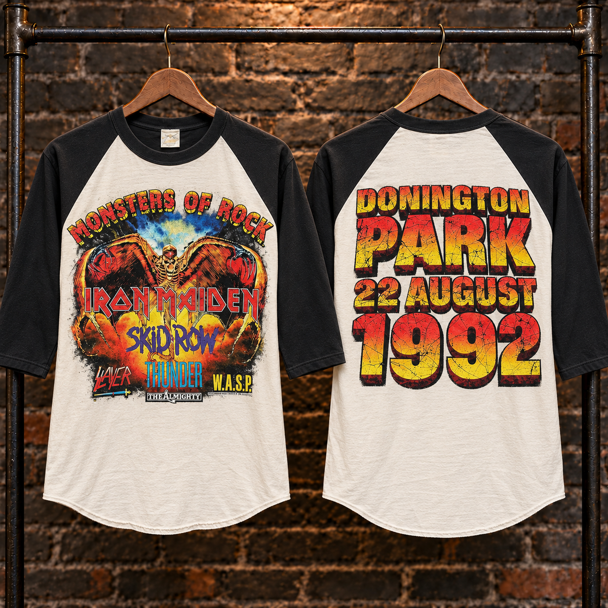 Vintage Monsters of Rock Raglan T-Shirt