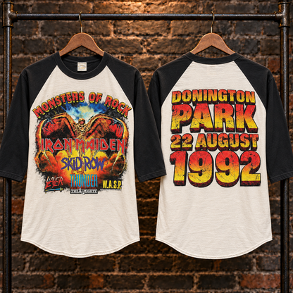 Vintage Monsters of Rock Raglan T-Shirt