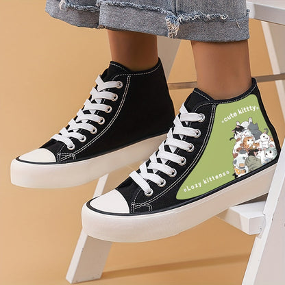 Whimsical and Comfy: Women's Cartoon Animal Print Halloween Shoes for Fun and Fashion