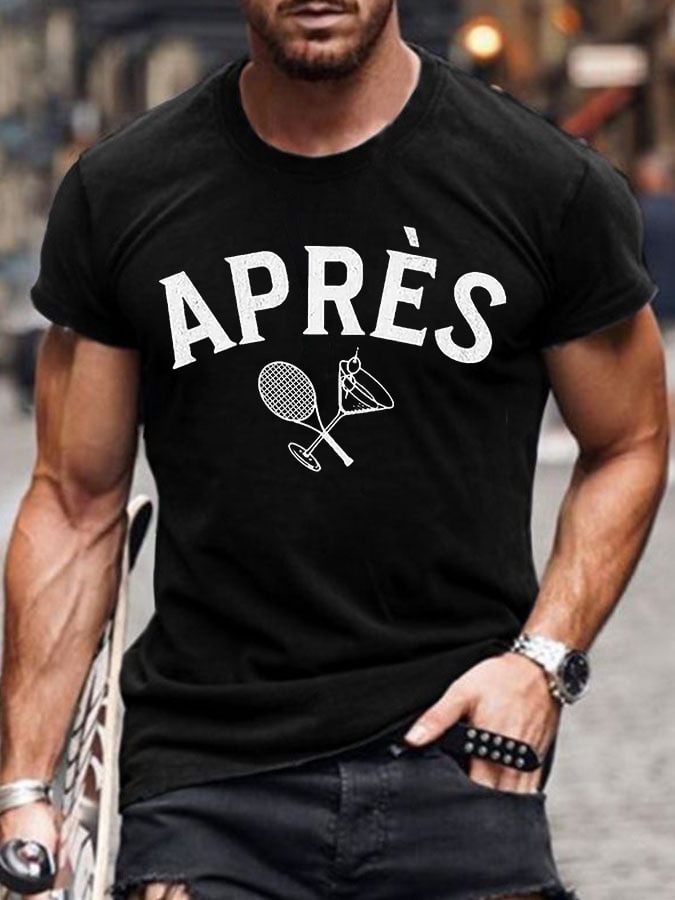 Men's Apres Tennis Print T-Shirt