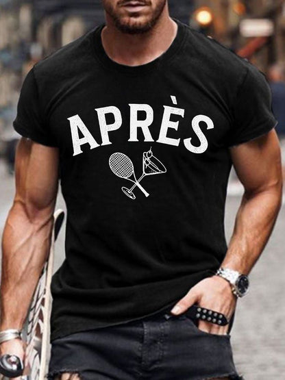 Men's Apres Tennis Print T-Shirt