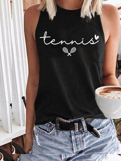 Women's  Tennis Printed Vest