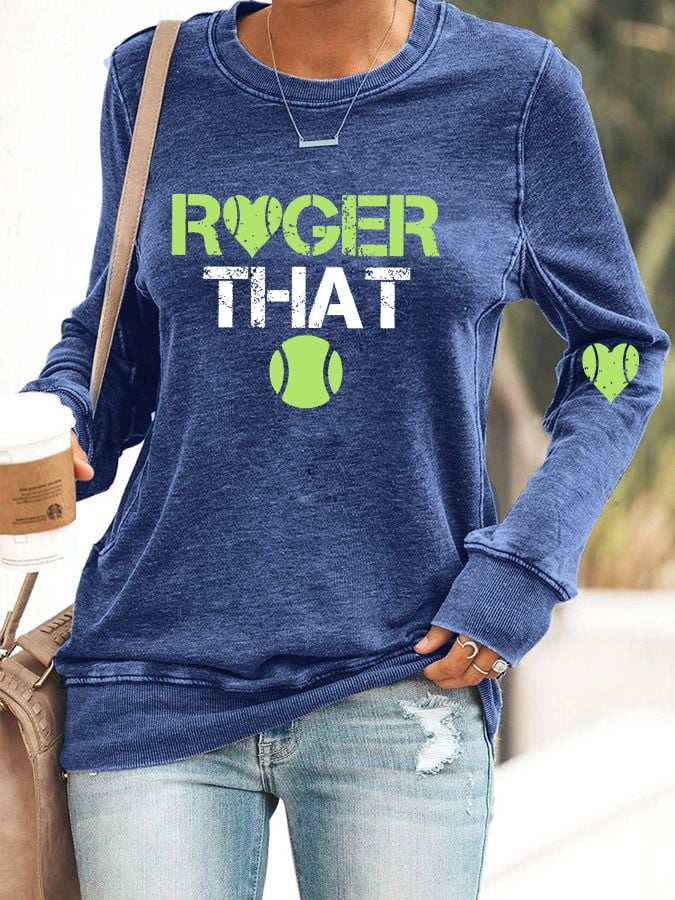 Women's tennis casual sweatshirt