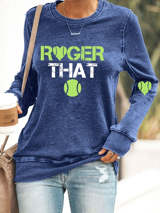 Women's tennis casual sweatshirt