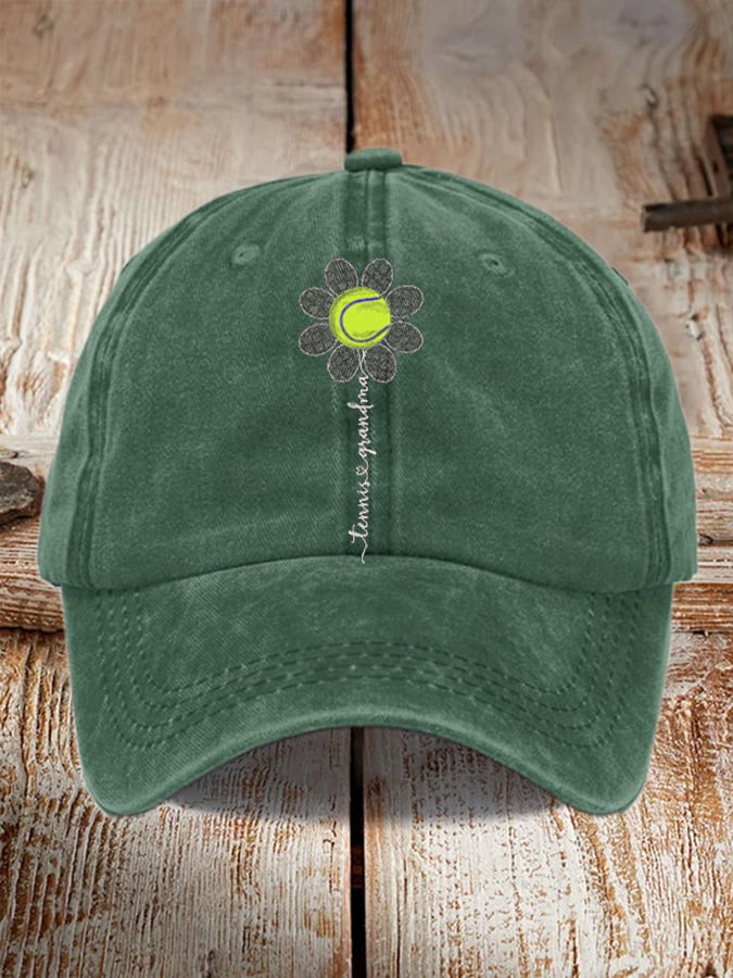 Tennis Printed Baseball Cap