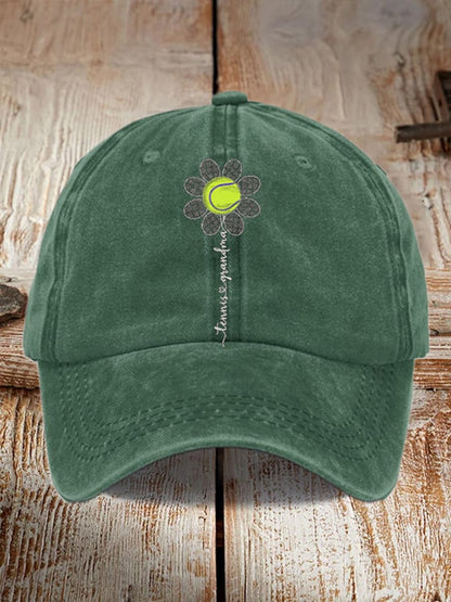Tennis Printed Baseball Cap