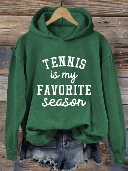 Women's Tennis is my Favorite Season Casual Hoodie