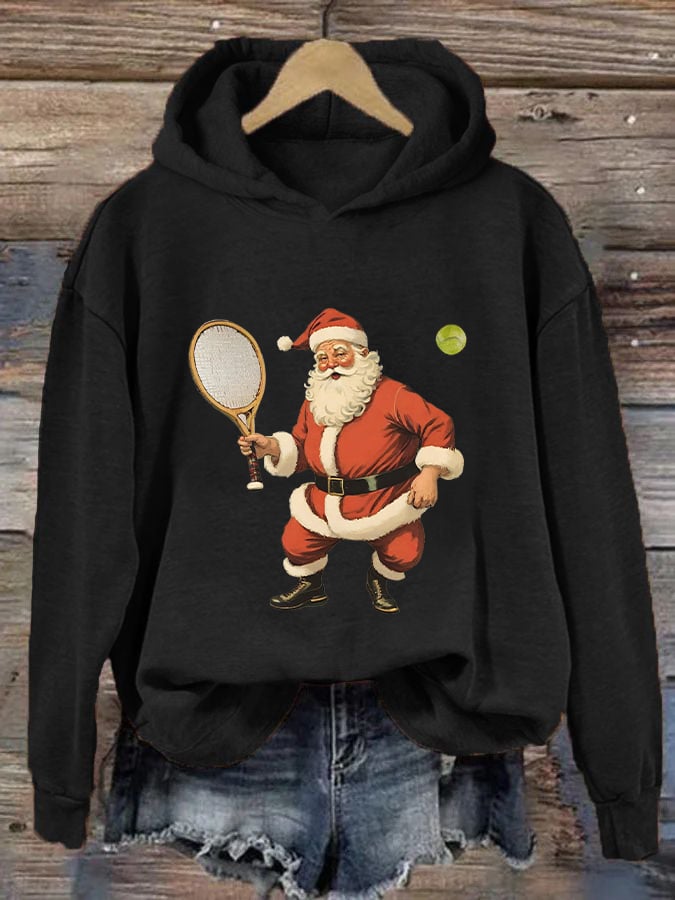 Women's Christmas Tennis Casual Hoodie