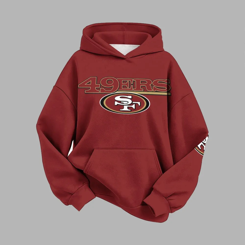 San Francisco 49ers Vintage Plush Hoodie set | NFL