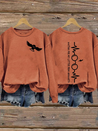 Women's Halloween Print Casual Sweatshirt