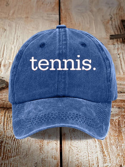 Tennis Printed Baseball Cap