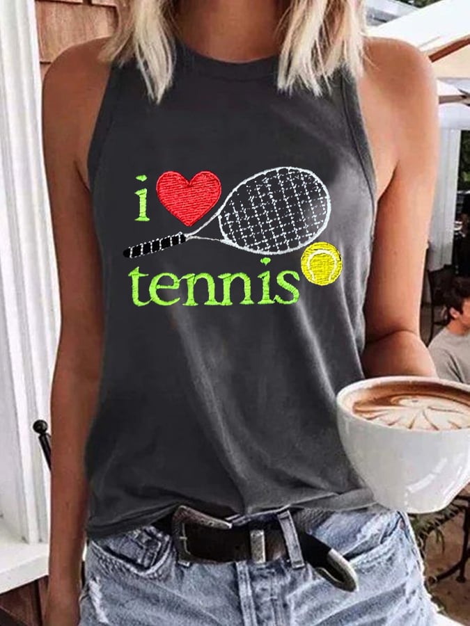 Women's Tennis Lover Casual Vest