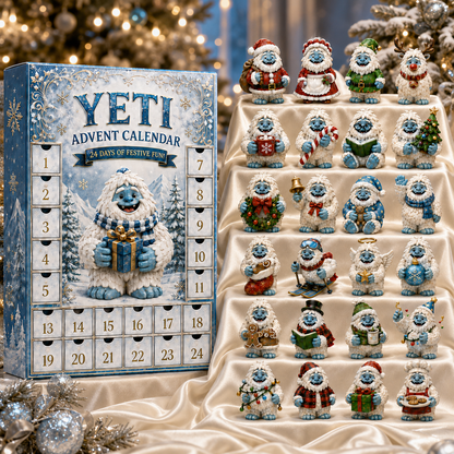 24-Day Yeti Advent Calendar | Collectible Figurine Christmas Countdown Gift