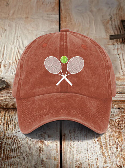 Tennis Lover Printed Unisex Hat