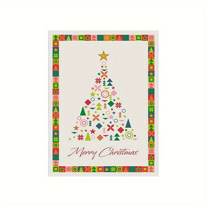 Cozy Christmas Tree Printed Throw Blanket - The Perfect Multi-Purpose Gift for All Seasons!