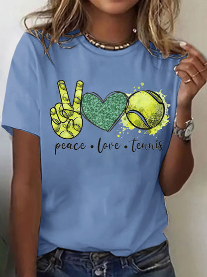 Women's Apres Tennis Print T-shirt