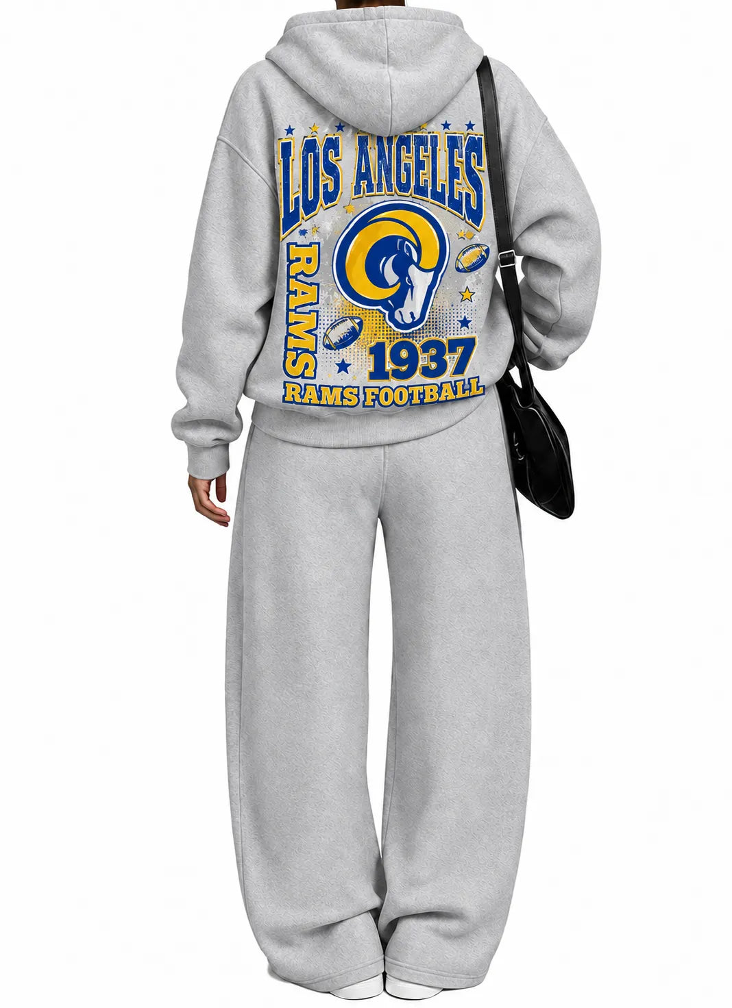 Los Angeles Rams-Vintage Plush Hoodie set
