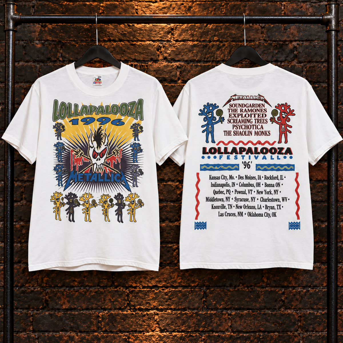Vintage Lollapalooza Tour T-Shirt