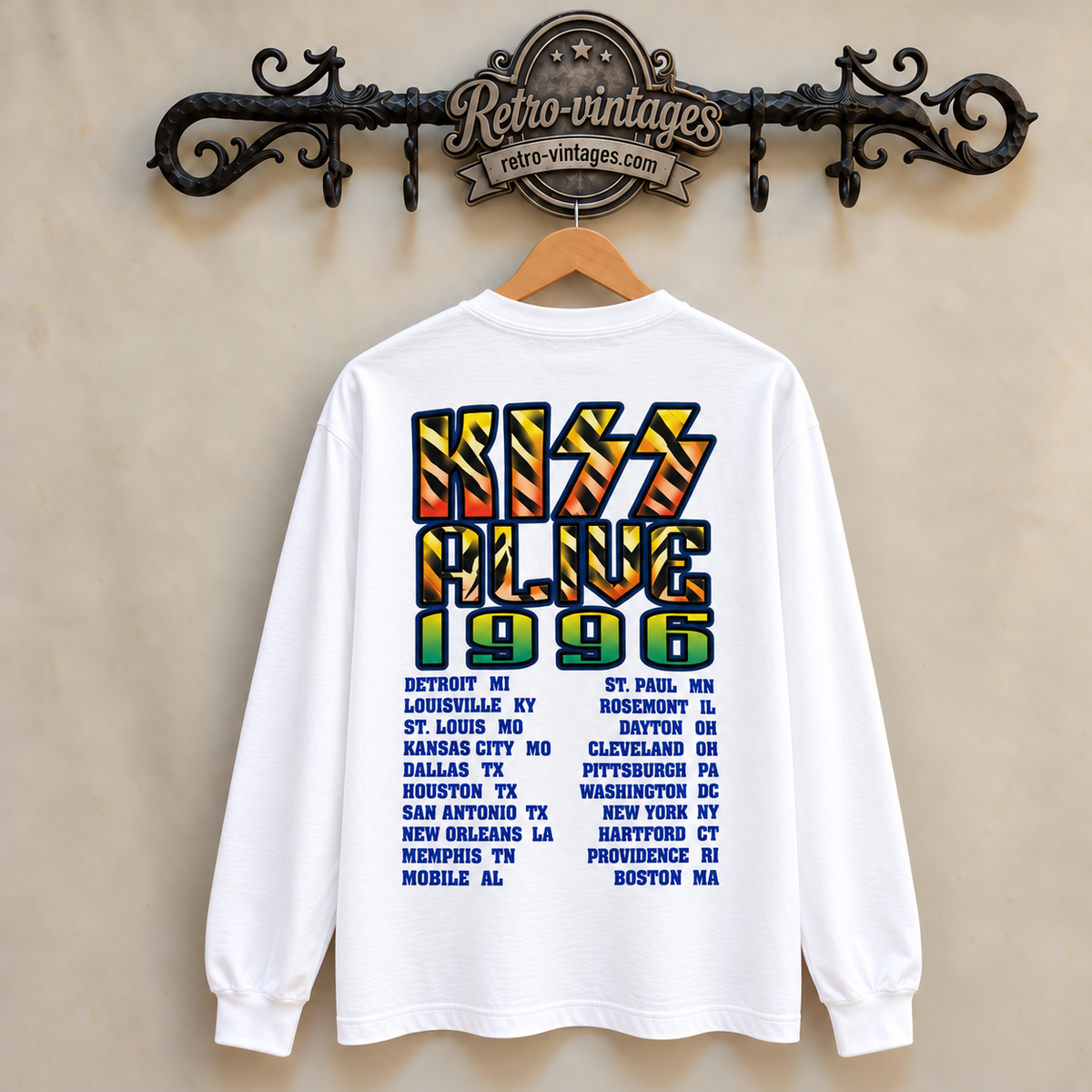 Vintage KISS Band Concert Sweatshirt