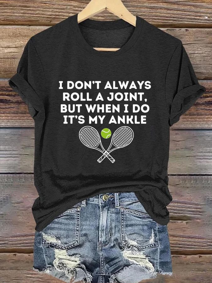 Women's Tennis Print T-shirt