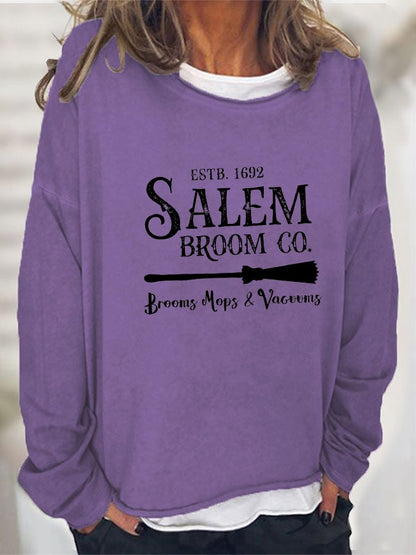 Women's Salem Broom Co Est 1692 Sweatshirt