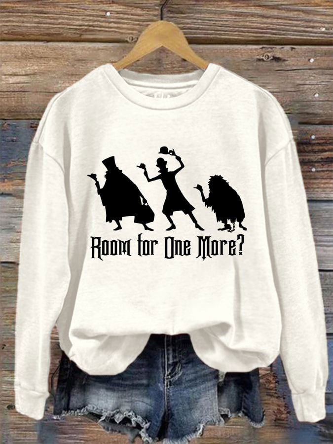 Women's Halloween Room for One More Sweatshirt