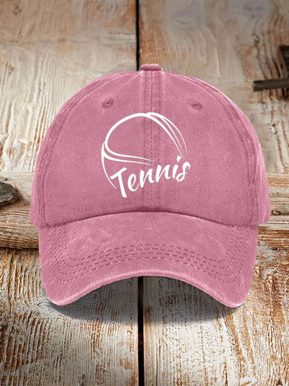 Tennis Lover Printed Unisex Hat