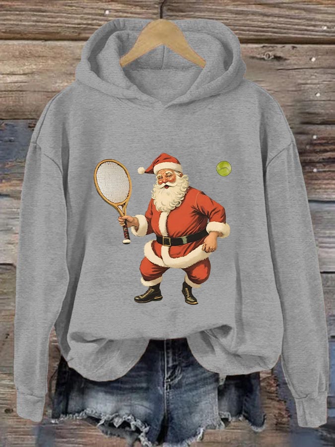 Women's Christmas Tennis Casual Hoodie