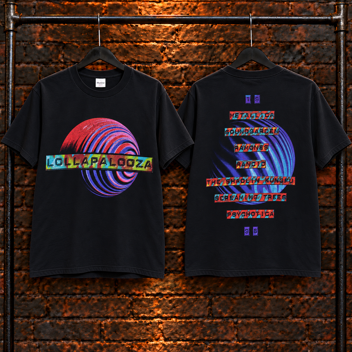 Vintage Lollapalooza Tour T-Shirt