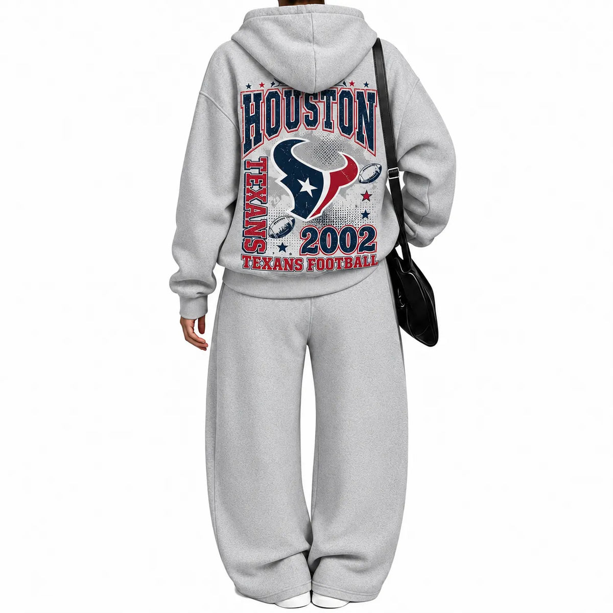 Houston Texans-Vintage Plush Hoodie set
