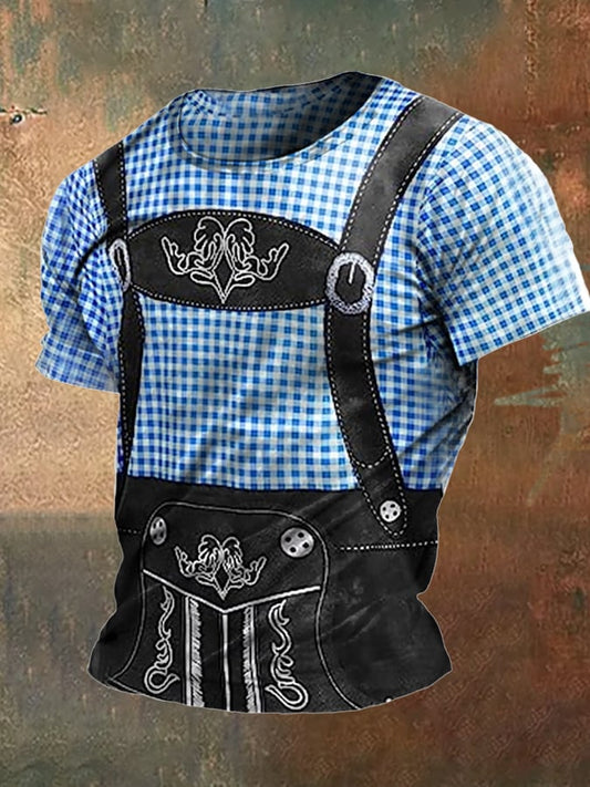 Men's T-shirt with Oktoberfest beer print
