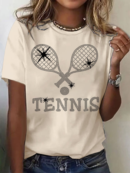Women's Apres Tennis Print T-shirt