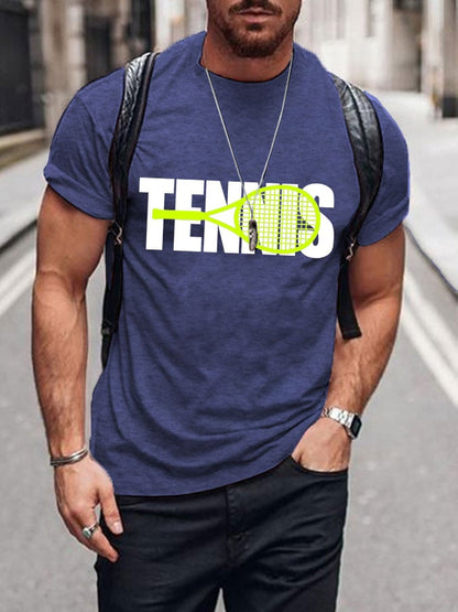 Men's Tennis Short Sleeve T-Shirt