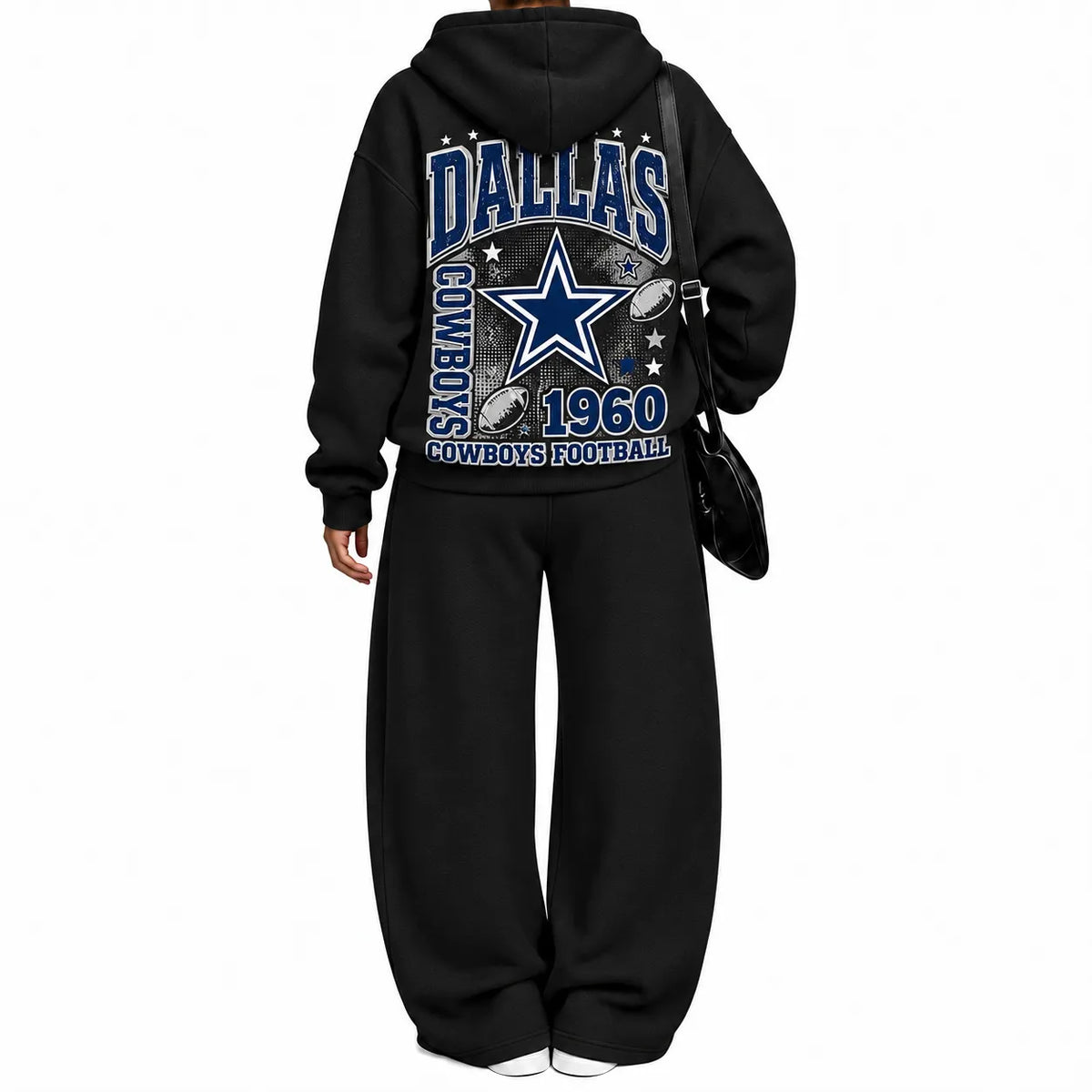 Dallas Cowboys-Vintage Plush Hoodie set