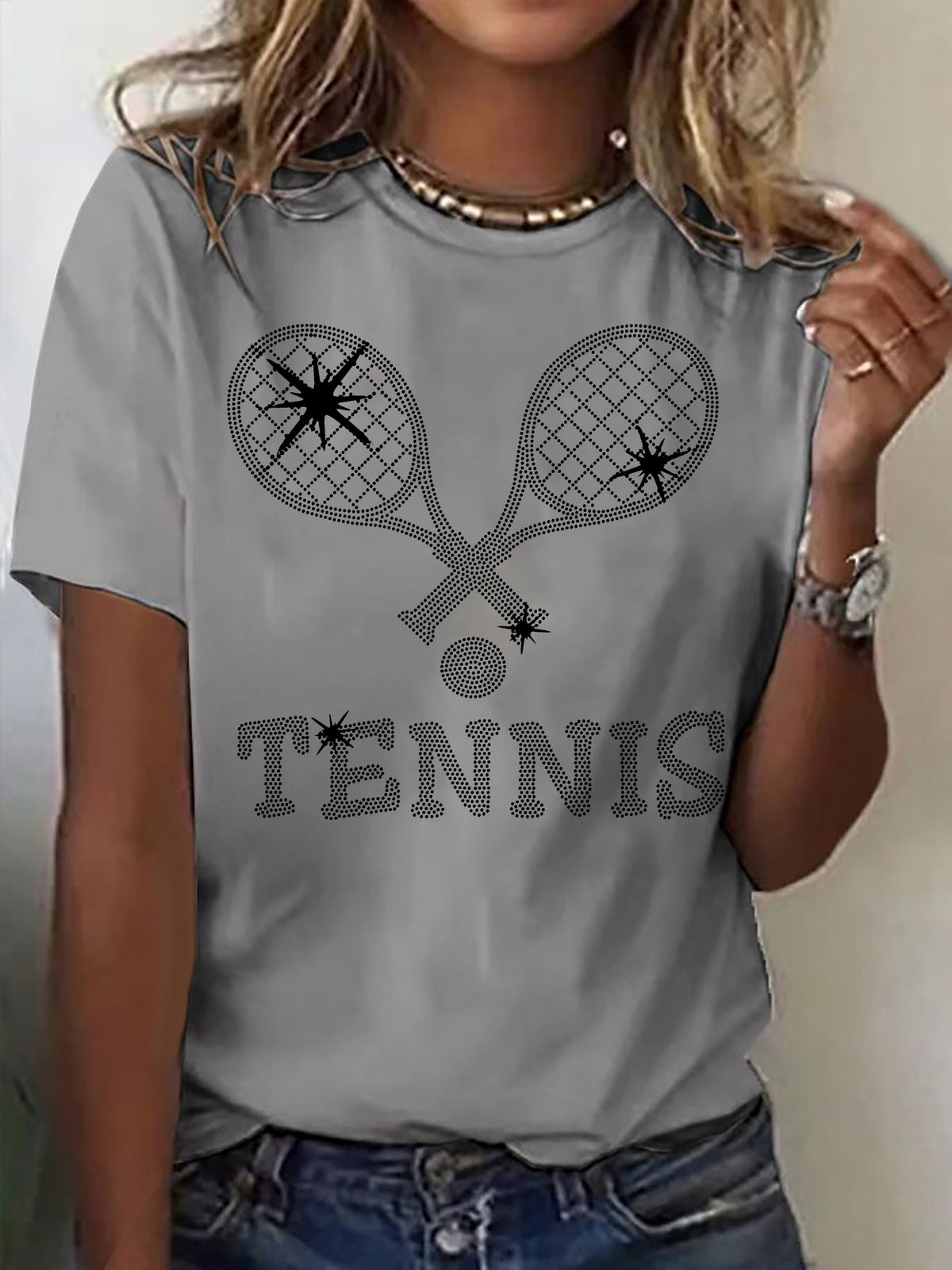 Women's Apres Tennis Print T-shirt